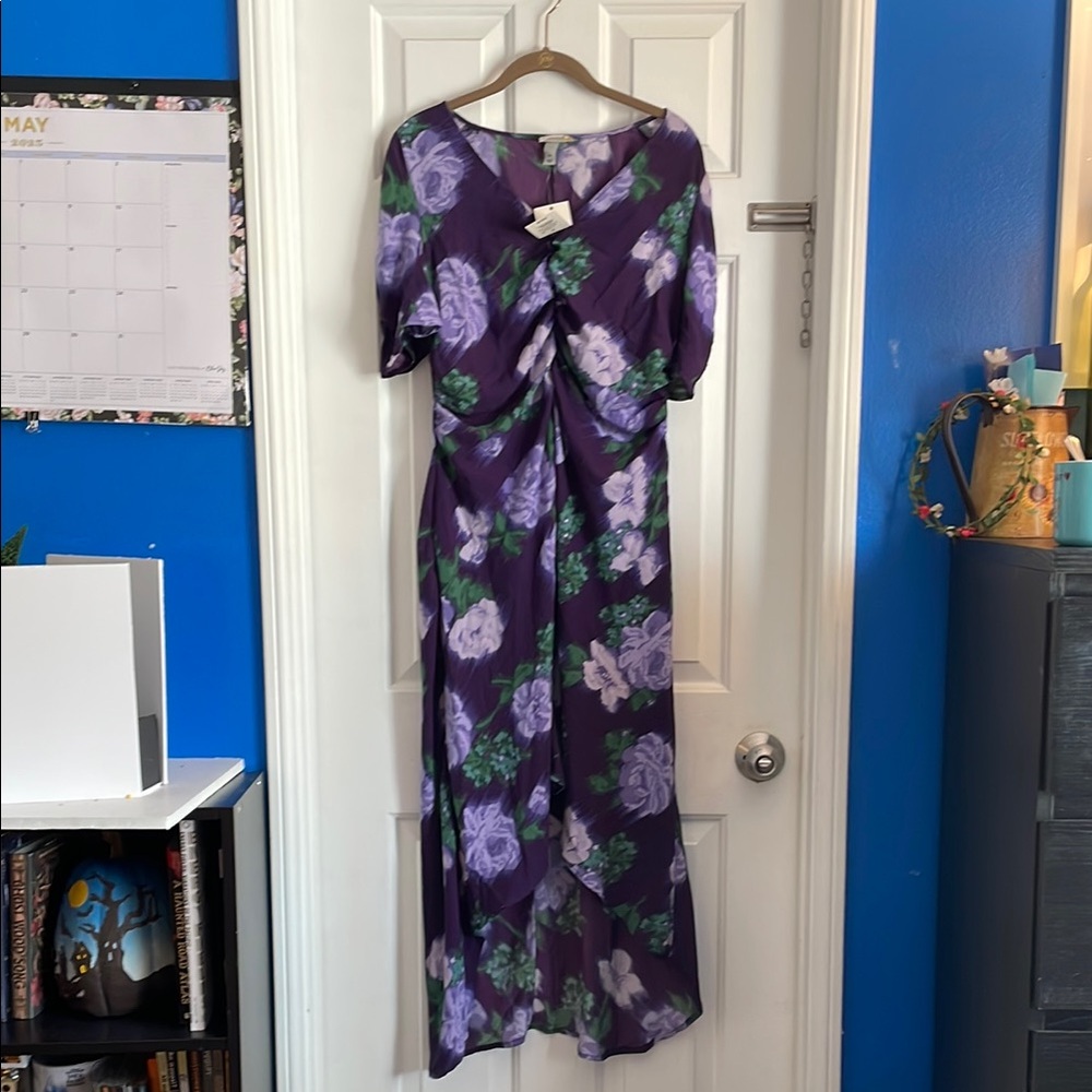 A New Day Purple and Green Maxi Dress